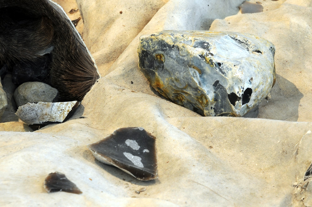 Feuersteinknolle (Quelle: LWL-Museum für Archäologie / Mark Tewissen)